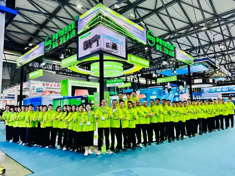 Seize Air Nye energibesparende luftkompressorer lanseres på PTC Asia 2025